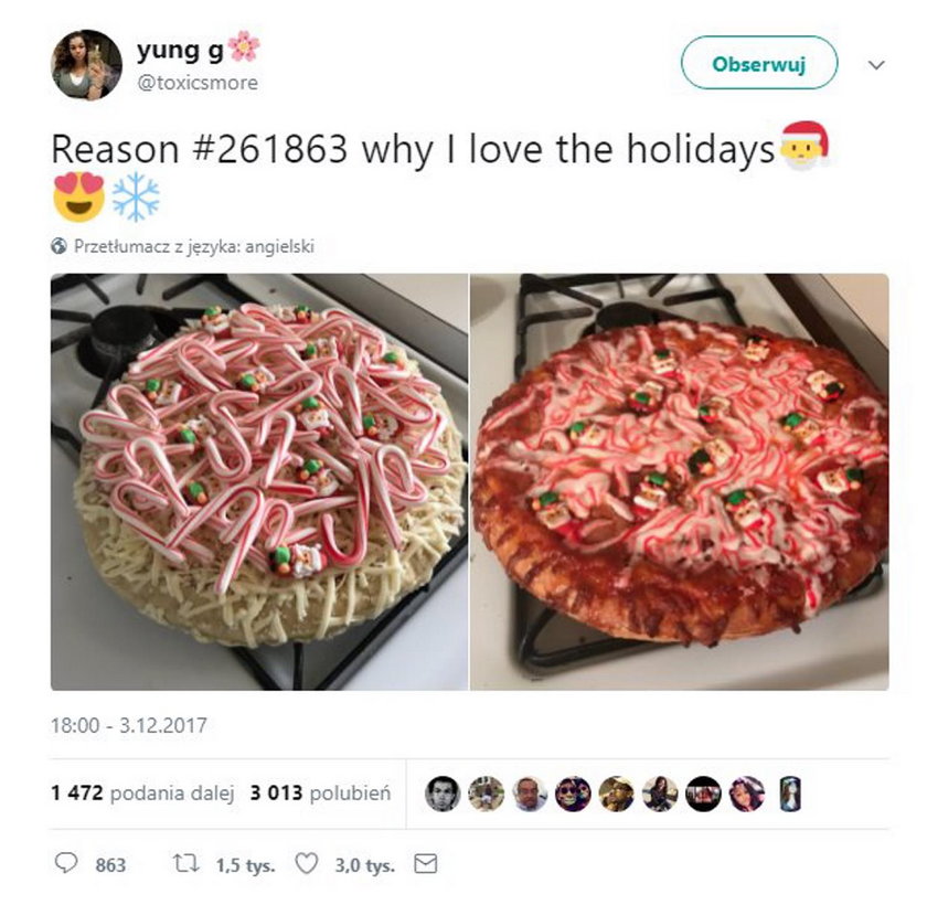 Świąteczna pizza