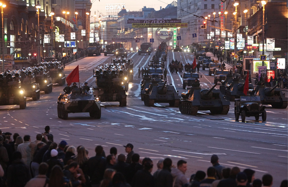 RUSSIA REHERSAL OF THE VICTORY DAY PARADE