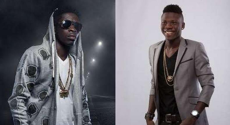 Shatta Wale (left) and Stonebwoy (right)