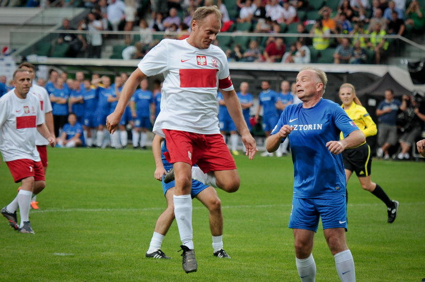 Wielkim fanem sportu był premier Donald Tusk, tyle że widział świat na biało-zielono, bo bardzo kibicował Lechii Gdańsk