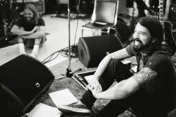 Dave Grohl podczas pracy nad 'Sound City'