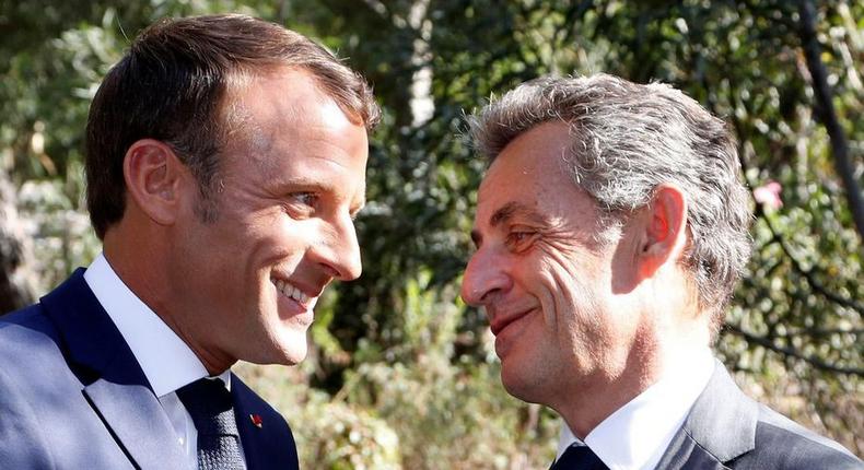 Macron avec Sarkozy