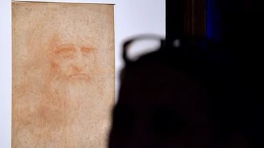 Rzym - autoportret Leonarda Da Vinci wystawiony w Muzeach Kapitolińskich