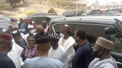 PDP Chairman, ex-governors storm Obasanjo's residence in Abeokuta