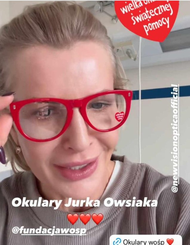 Joanna Racewicz zamieściła relację ze szpitala