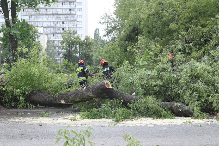 Nawałnicowy wiatr, grad, trąby powietrzne