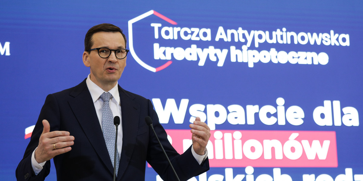 Premier Mateusz Morawiecki zapowiada wsparcie dla kredytobiorców