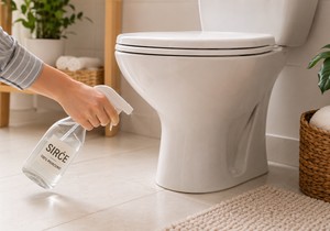 Nanošenja sirćeta oko WC šolje