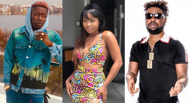 Shatta Wale, Efia Odo and Late Junior US