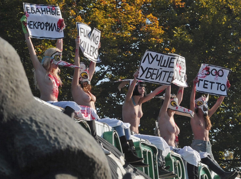 Protest w obronie zwierząt