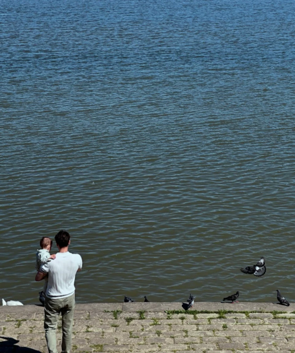 Miloš Biković sa porodicom proslavio Uskrs u Beogradu