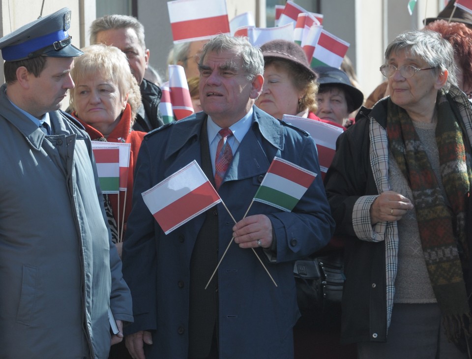 POZNAŃ WIZYTA PREZYDENTA WĘGIER KOMOROWSKI