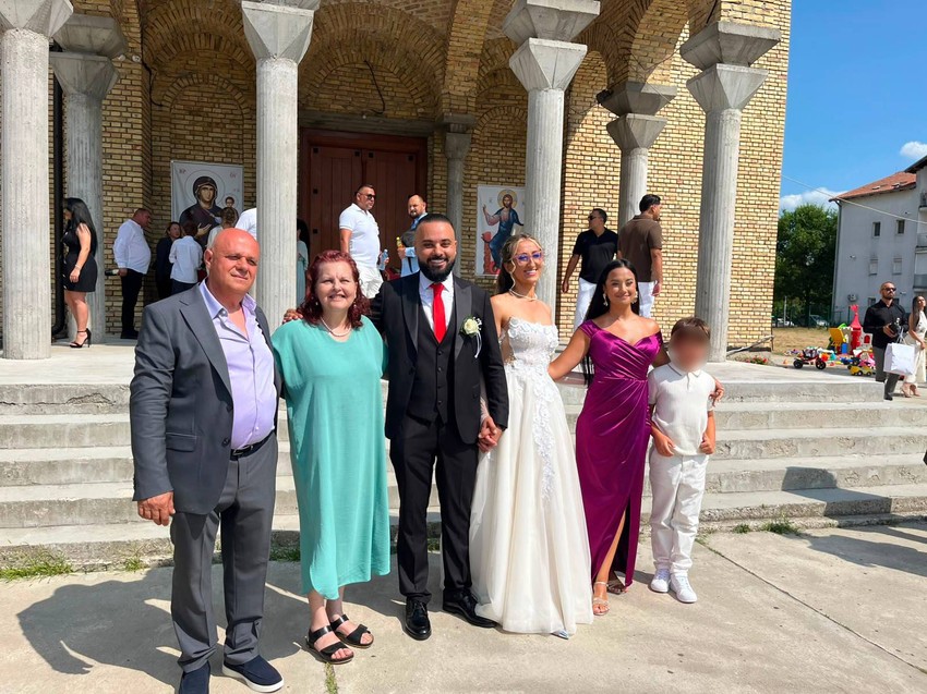 Dejan Stanković Kralj sa porodicom