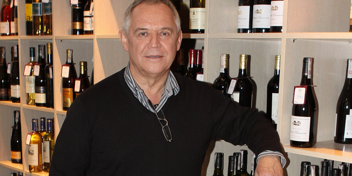Marek Kondrat w winiarni