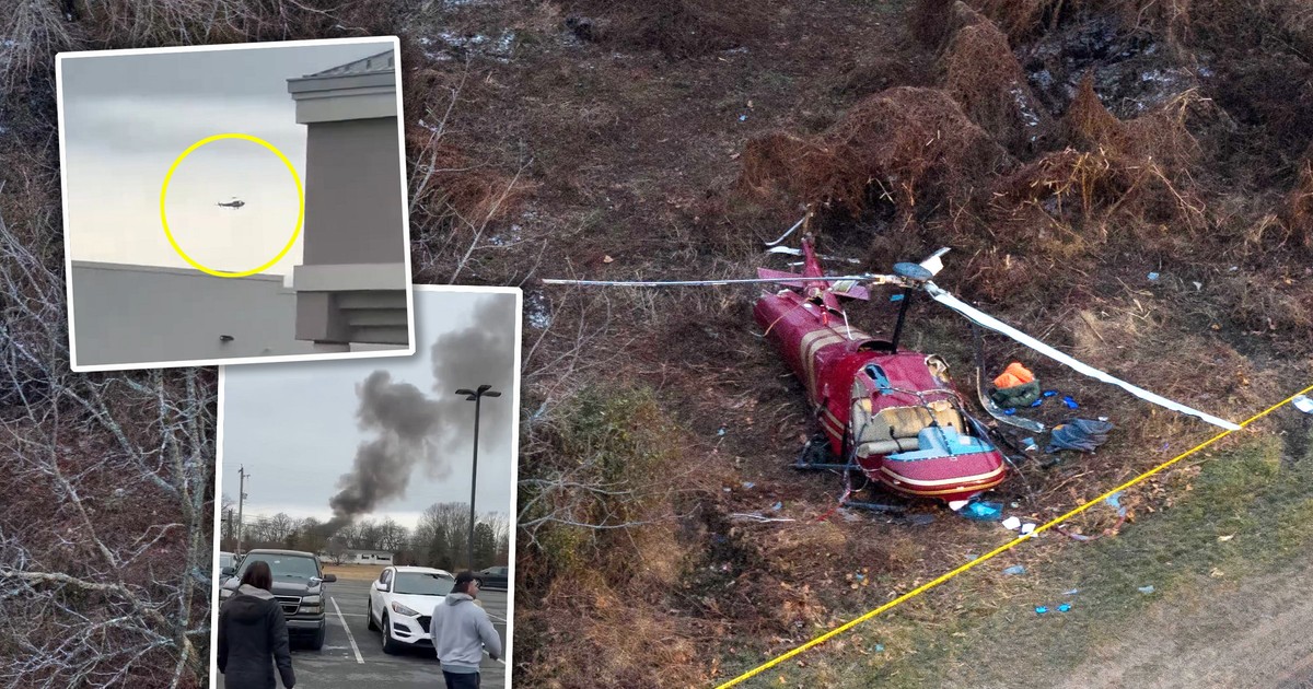 Śmigłowce zderzyły się w powietrzu. Przerażające nagranie obiegło sieć