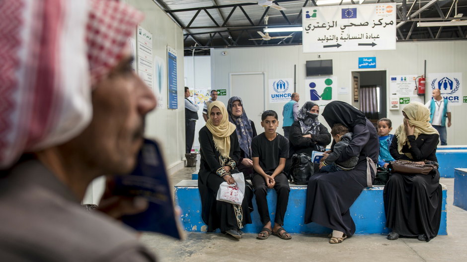 Obóz w Jordanii dla uchodźców z Syrii