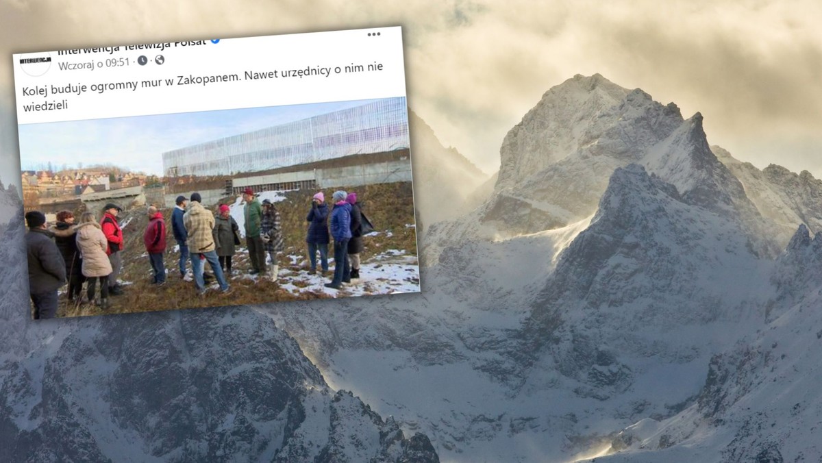 Wielki mur tuż przy domach w Zakopanem. "Będziemy się czuć jak w getcie"