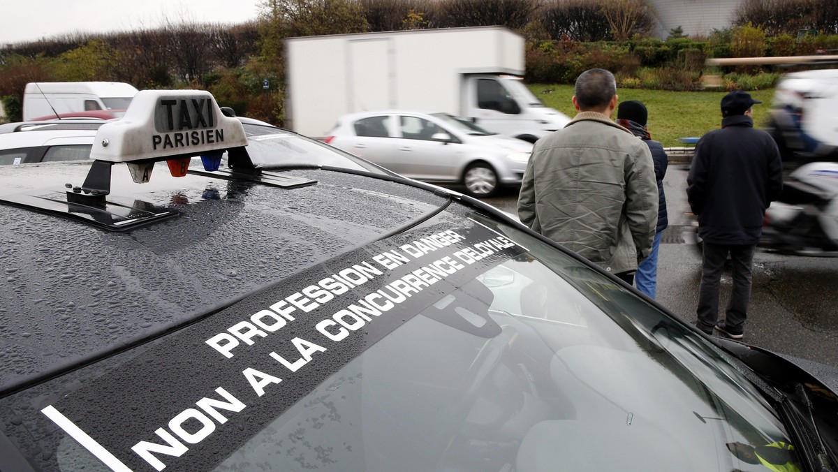 FRANCE TAXI DRIVERS PROTEST