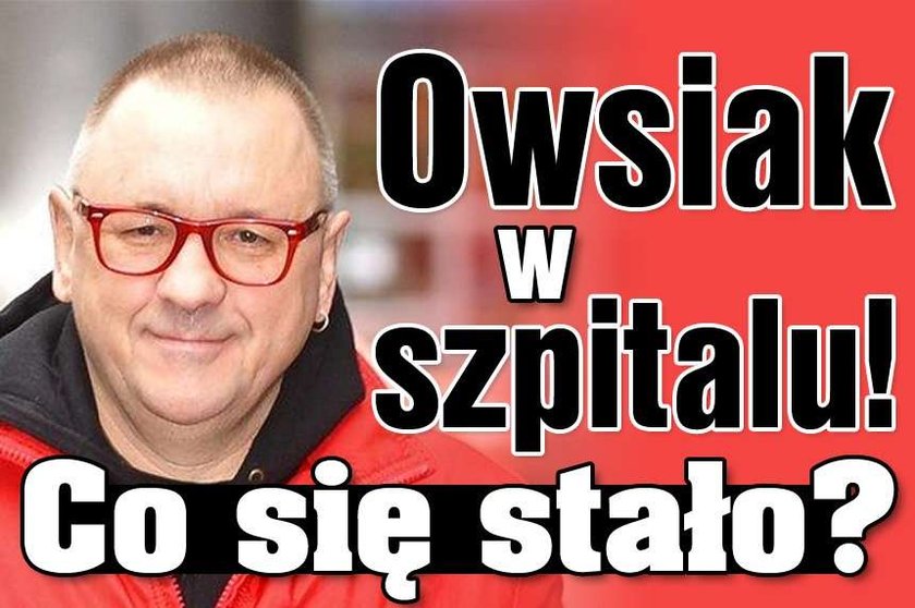 Owsiak w szpitalu! Co się stało?