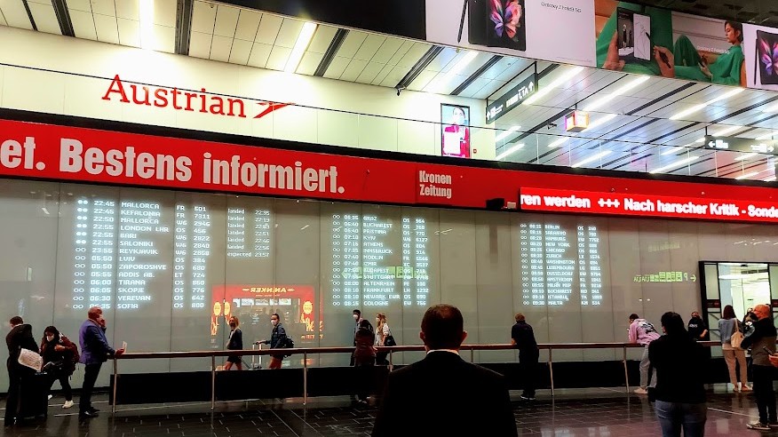 Letisko Schwechat. Ilustračné foto