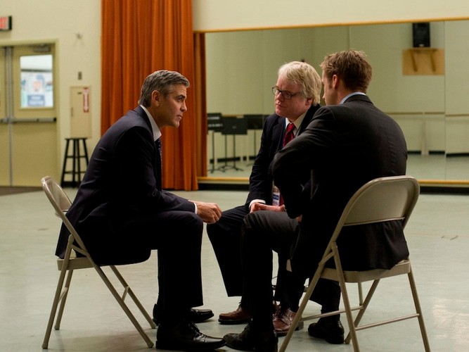 George Clooney, Philip Seymour Hoffman i Ryan Gosling