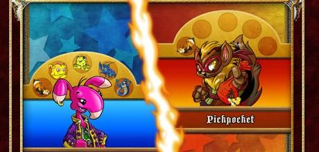 Screen z gry "Neopets Puzzle Adventure"