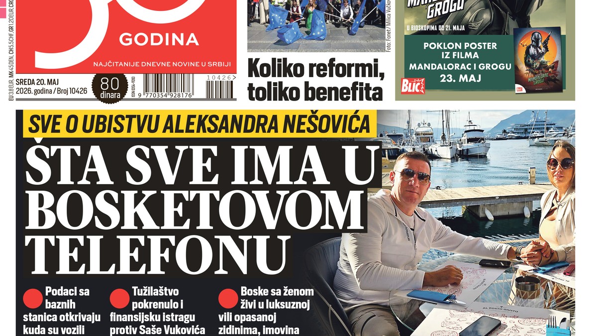 Naslovna strana za 20.5.