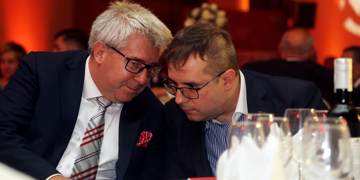 Przemysław Czarnecki z ojcem Ryszardem