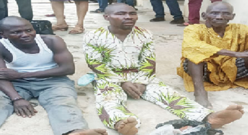 The suspects allegedly killed Pastor Ogedengbe after eating the concoction prepared by the herbalist among them. (Punch)