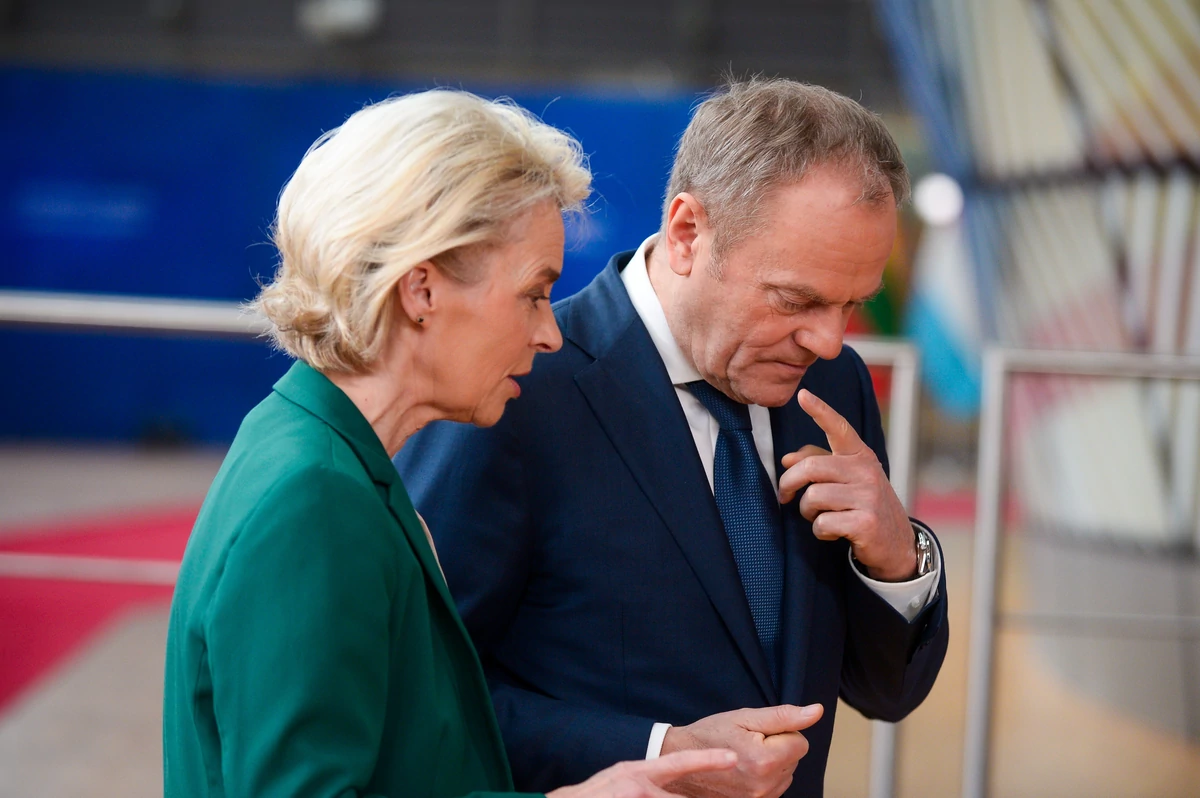  Niemiecki dziennik pisze o politycznej transakcji między Tuskiem a von der Leyen