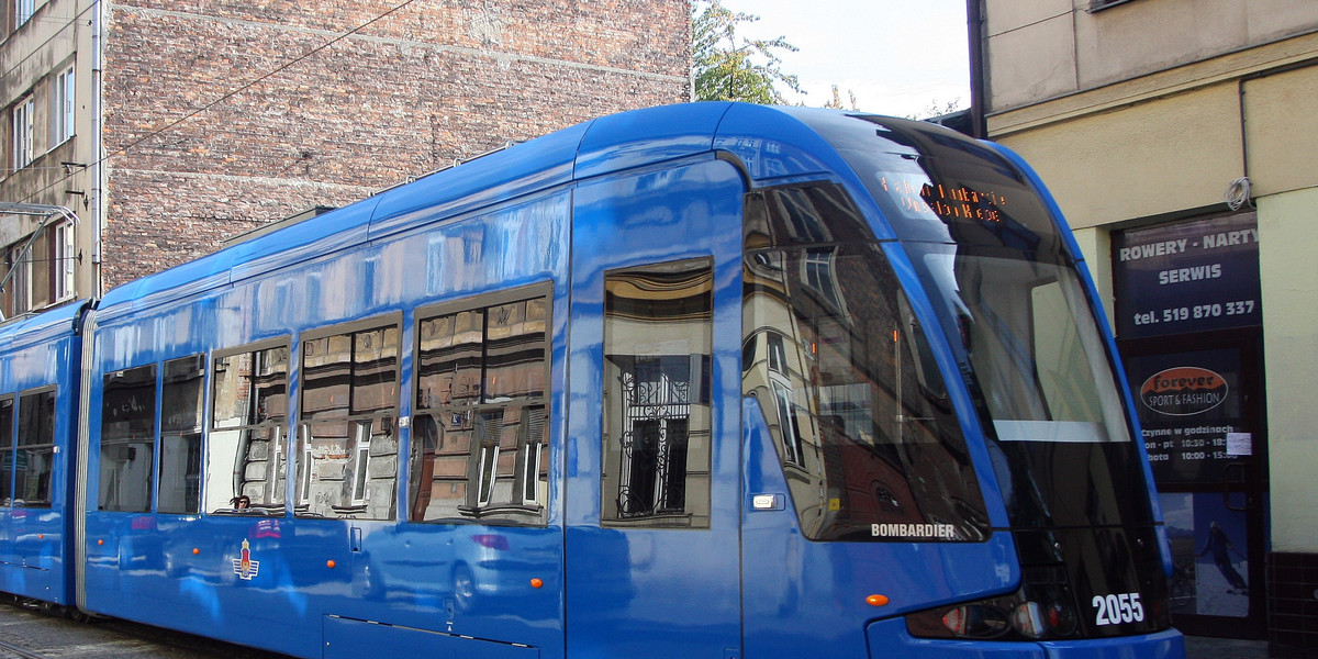BOMBARDIER NGT8 nowy tramwaj w Krakowie