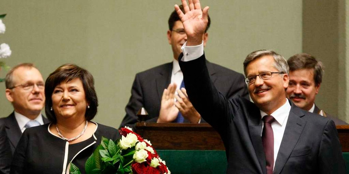 komorowski, prezydent, zaprzysieżenie