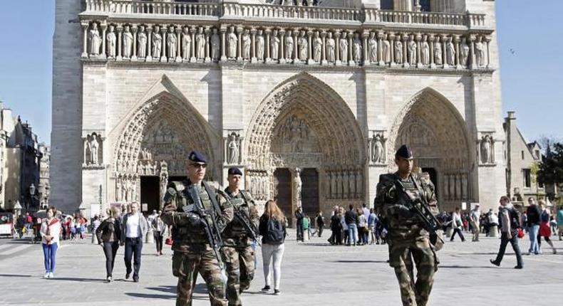 Two more suspects in French probe into failed church attack 