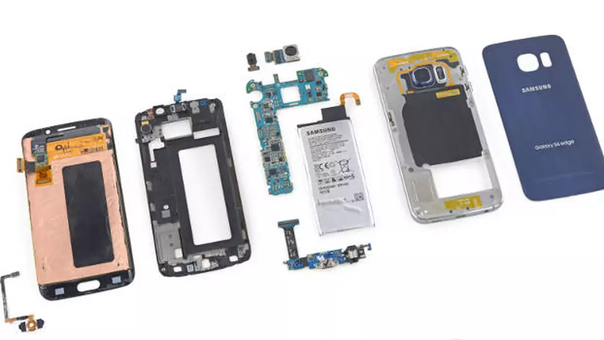 Samsung Galaxy S6 Edge rozebrany przez iFixit. Jak wypada pod kątem naprawy?