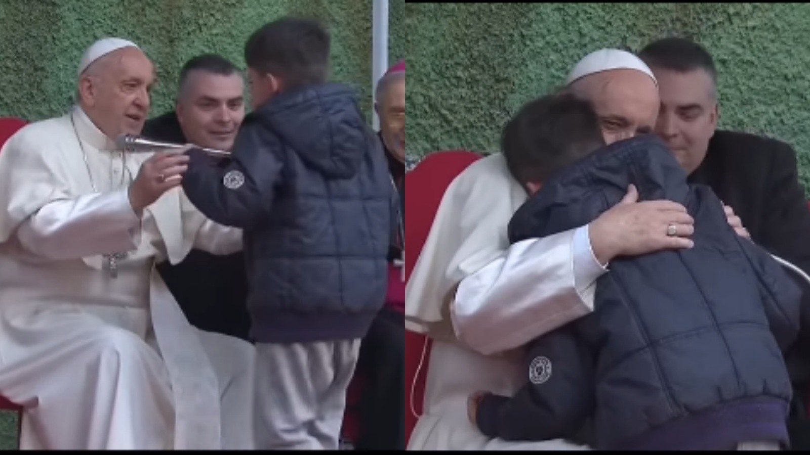 Video zachytáva jeden z najemotívnejších momentov z pontifikátu pápeža Františka.