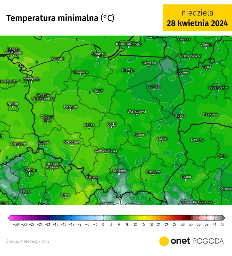 W nocy nie musimy się już obawiać przymrozków