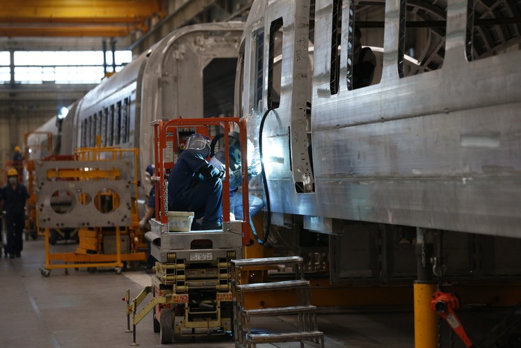 Montownia Tangshan Railway Vehicle <br><br> fot. EPA / ROLEX DELA PENA DOSTAWCA: PAP / EPA.