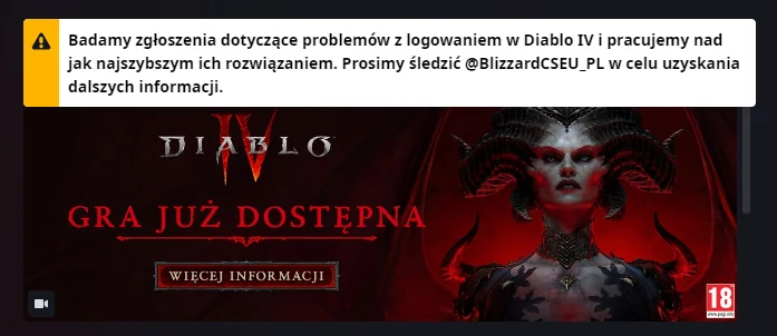 Problem z Diablo IV