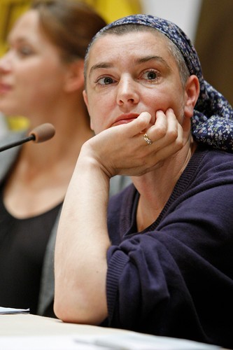 Sinéad O'Connor podczas pobytu w Polsce w 2008 roku