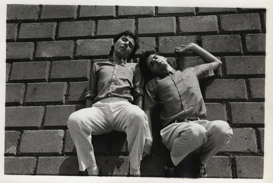 Rane osamdesete: Ljubomir Đukić Ljuba i Srđan Gojković Gile na fotografiji Dragana Papića