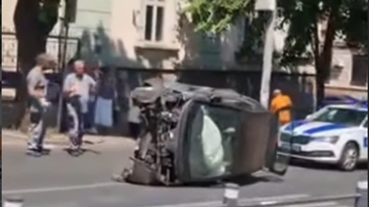 Saobraćajna nesreća u Beogradu u Francuskoj ulici