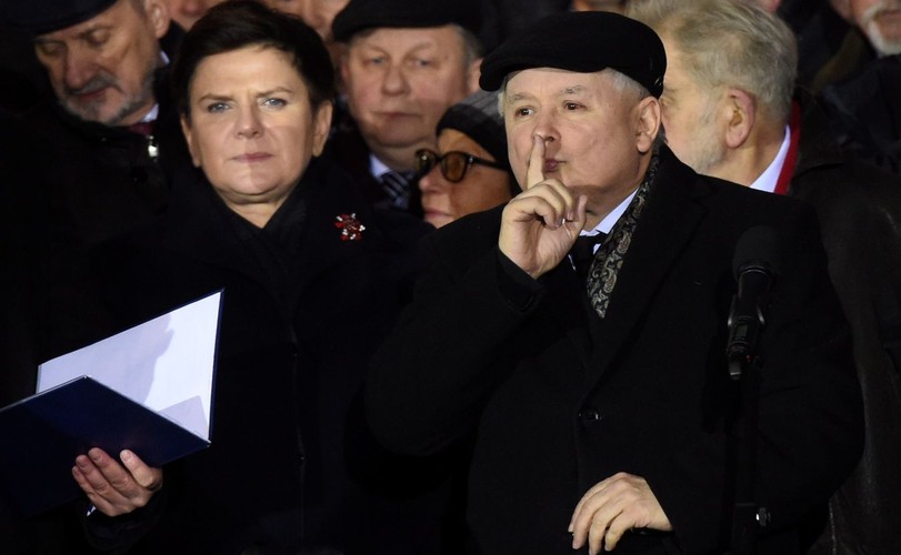 Jarosław Kaczyński i Beata Szydło