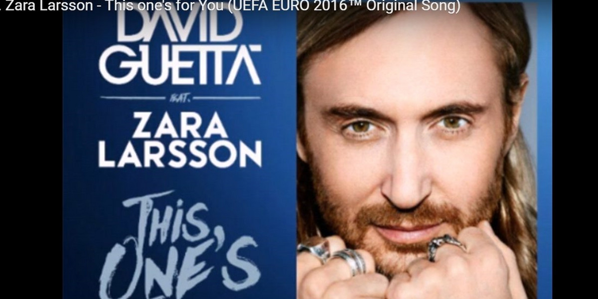 Oficjalny hit Euro 2016! David Guetta i "This One's For You"!