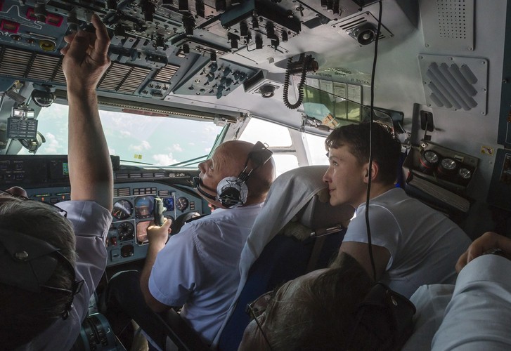 Nadia Sawczenko w drodze do Kijowa