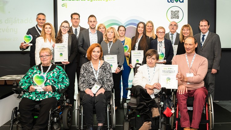 teva Emberarcú Egészségért díj győztesek