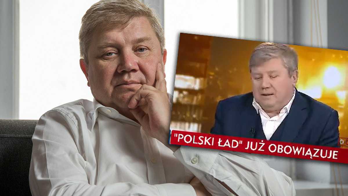 Cezary Kaźmierczak krytykuje Polski Ład na antenie TVP Info