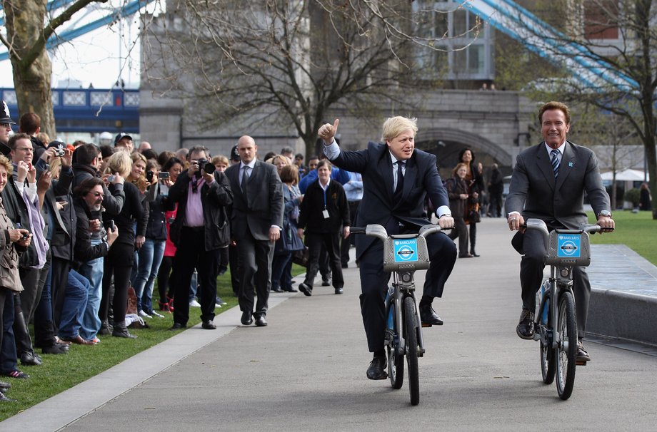 Boris Johnson i Arnold Schwarzenegger