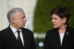 Jarosław Kaczyński Beata Szydło PiS polityka Prawo i Sprawiedliwość