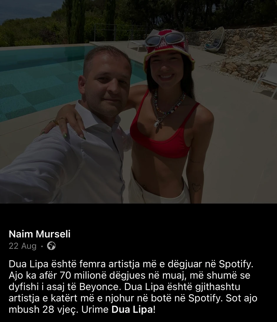 Naim Murselji sa Dua Lipom