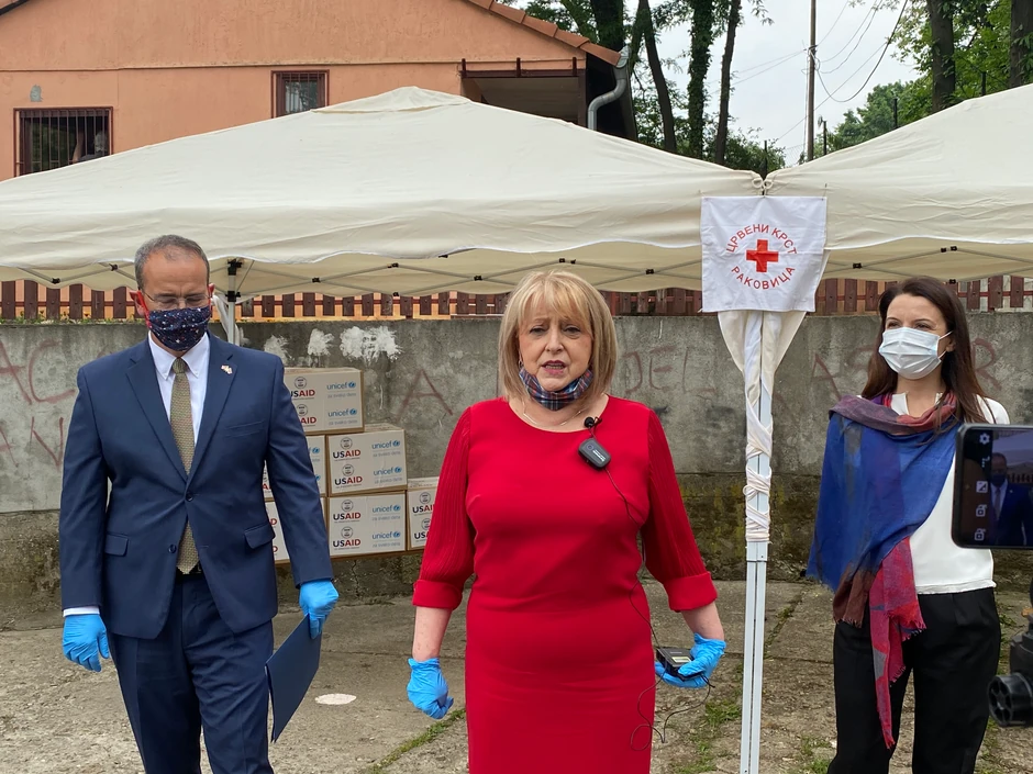 Slavica Đukić Dejanović i Entoni Godfri